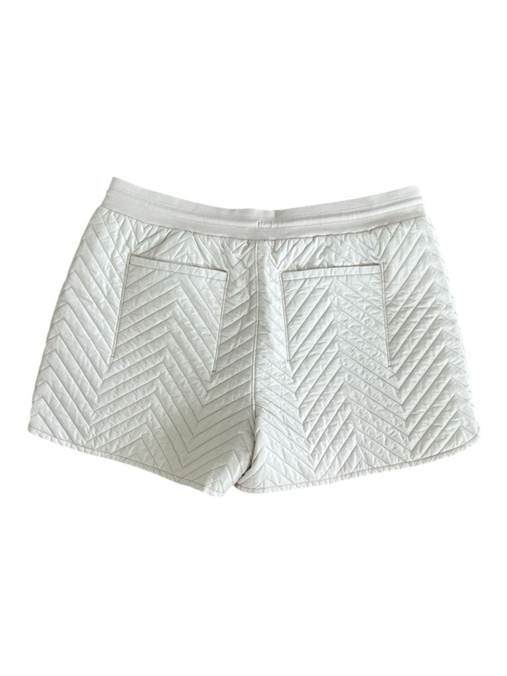 ATHLETA Apres Quilted Ski Short Cream Size 16 - Picture 8 of 11